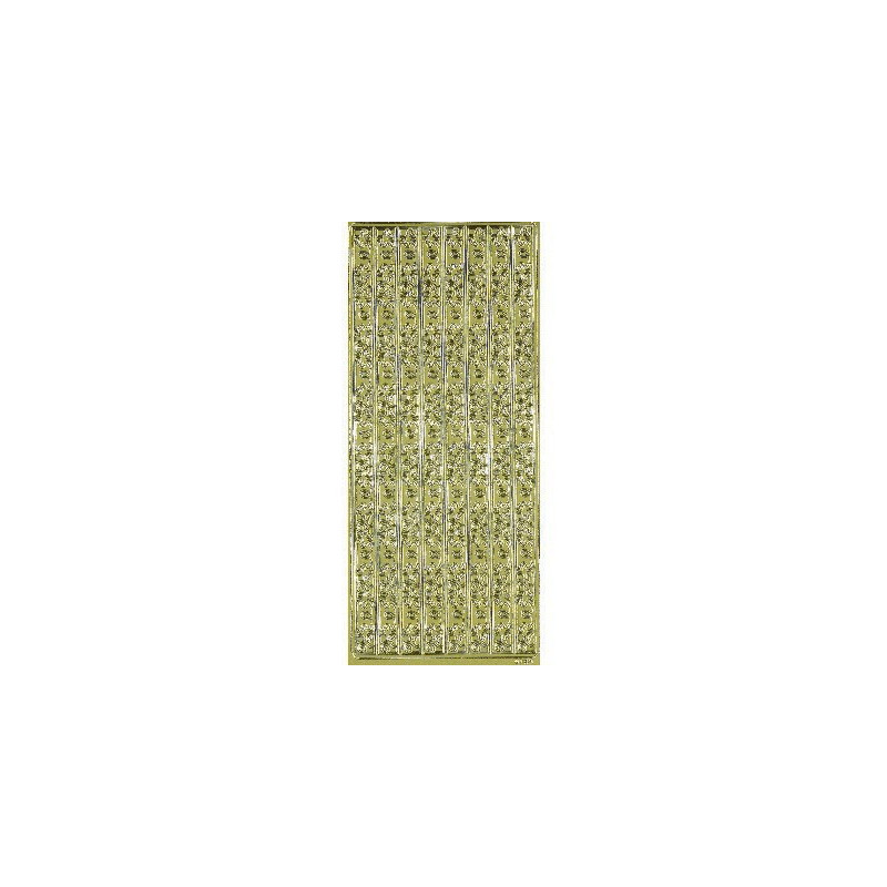 Decorstix 10x23cm guld border 4105 gold