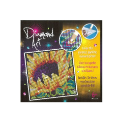 Diamond Art 20x20cm Sunflower