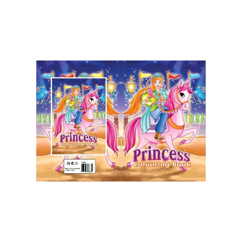 Malebog A4 Princess & Horse 16 sid