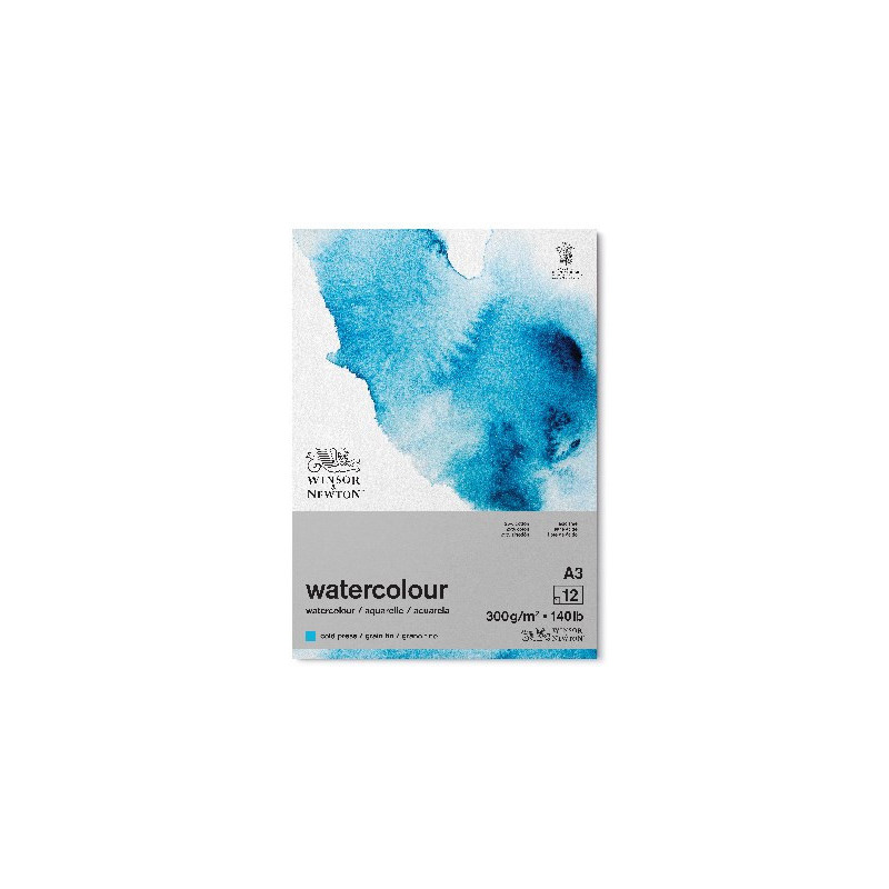 Water colour pad side glued 300g A3