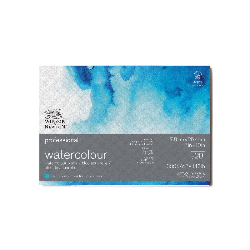 Proff, watercolour blk cold 300g 18x25 cm 20 pages