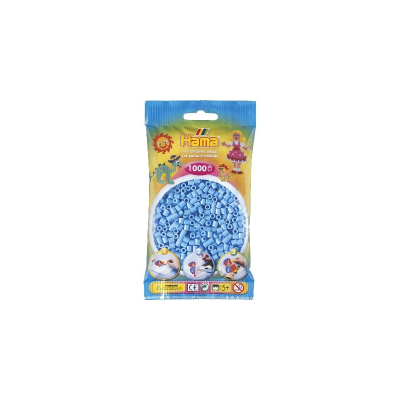 Hama mini pastel blå 501-46