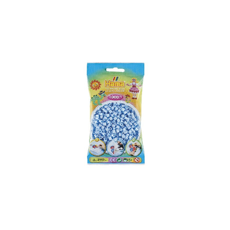 Hama mini pastel isblå 501-97