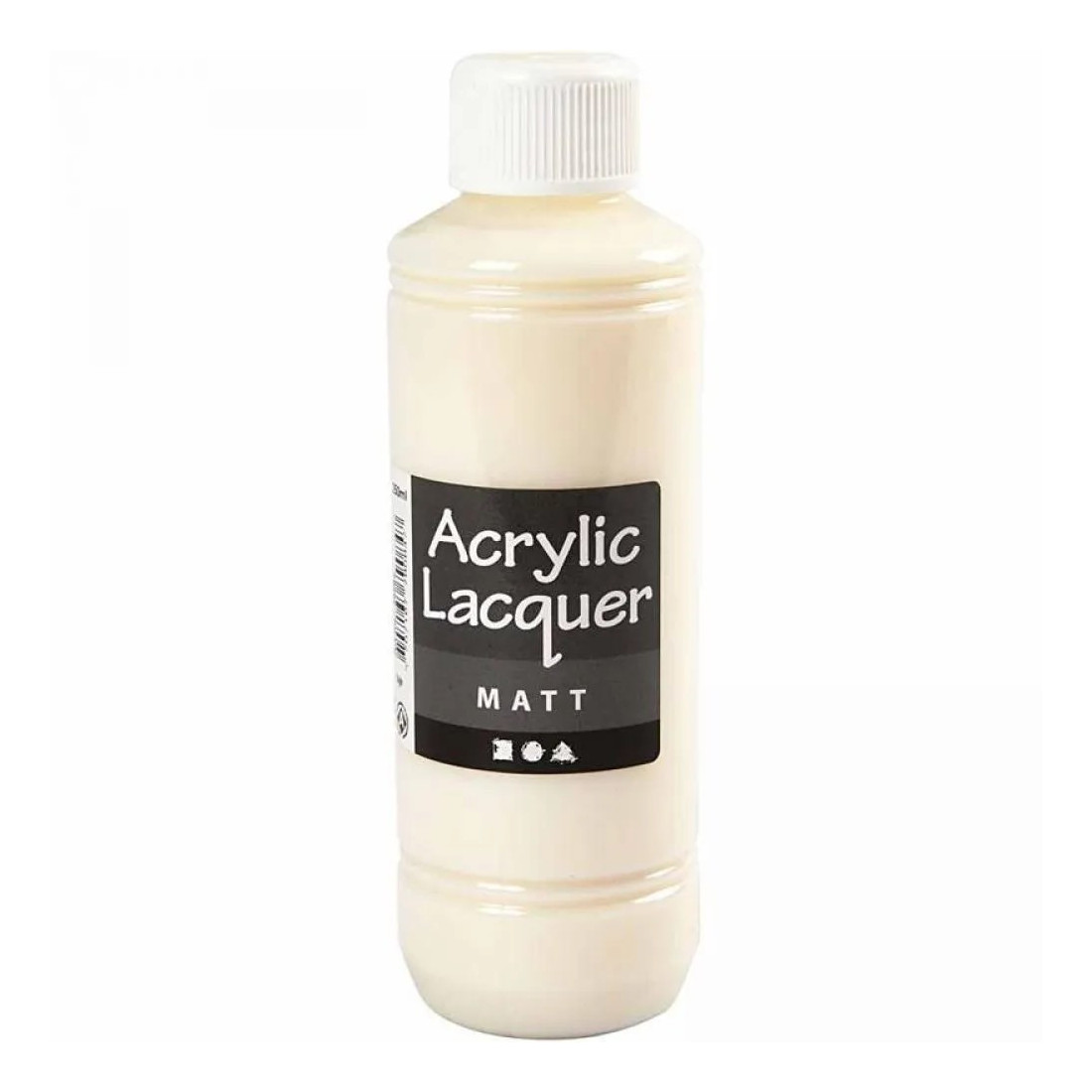 Akryllak, mat, 250 ml/ 1 fl,