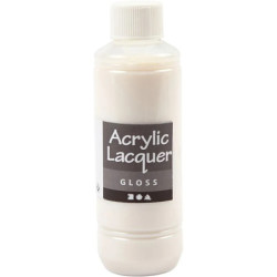 Akryllak, blank, 250 ml/ 1 fl,