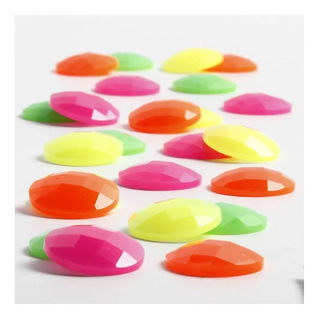 Cabochons, diam, 14 mm, tykkelse 4 mm,