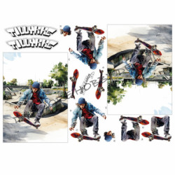 3D ark Quick Cards Skater /...