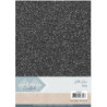 Glitter karton A4 230g sort