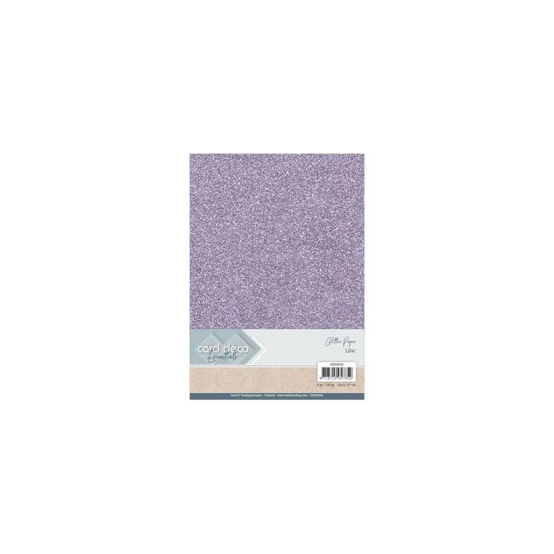 Glitter karton A4 230g lilac