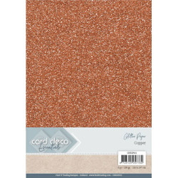 Glitter karton A4 230g Copper