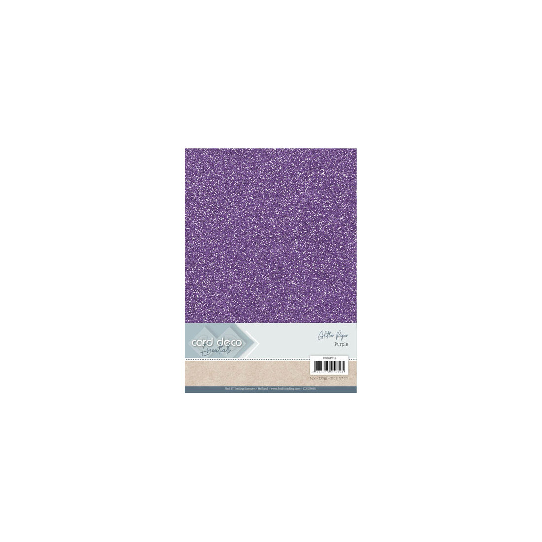 Glitter karton A4 230g Purple