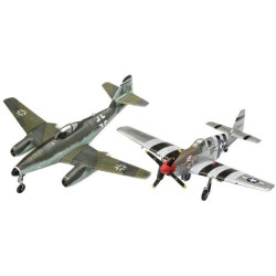 Model set Me262 og P-51B