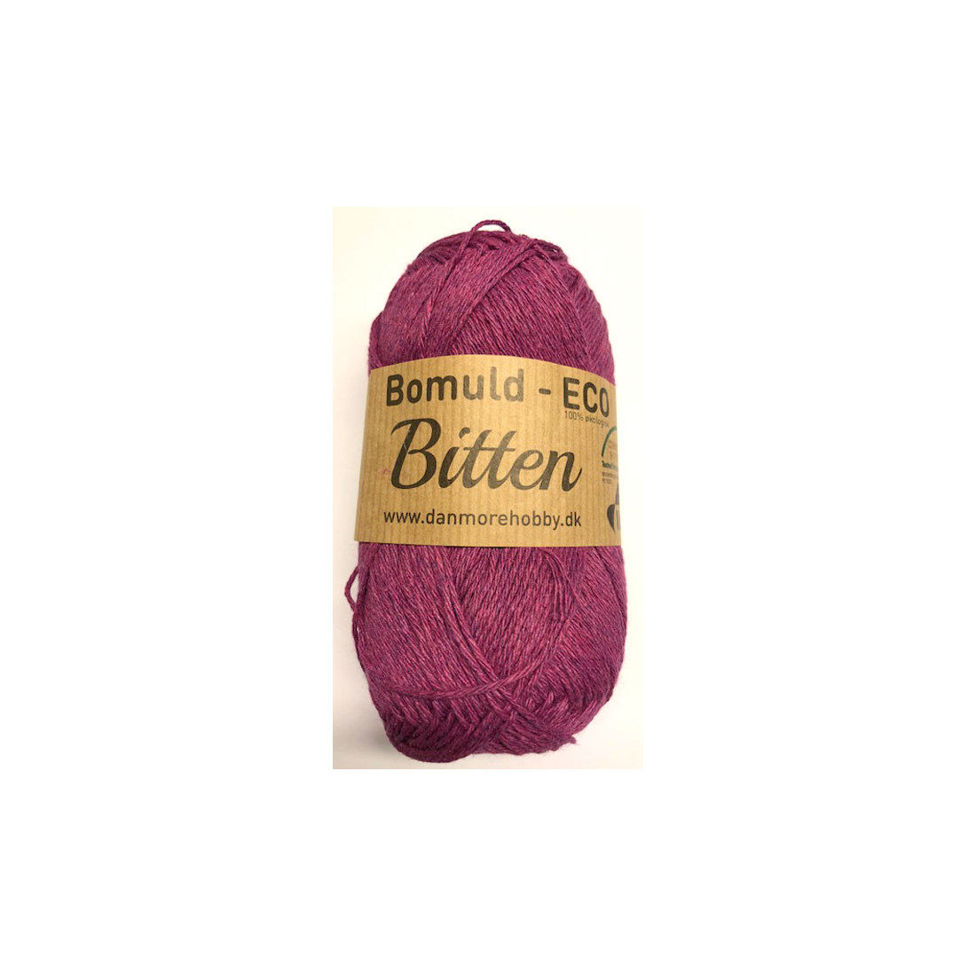 Bitten bomuld Eco Fuchsia 38